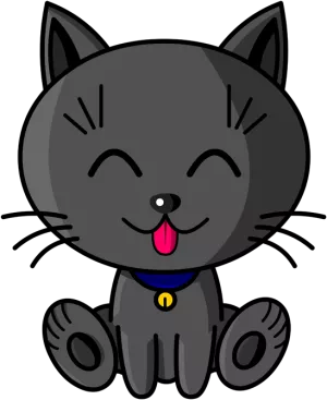 Kawaii Baby Cat (Bleu)