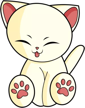 Chaton Mignon Crème