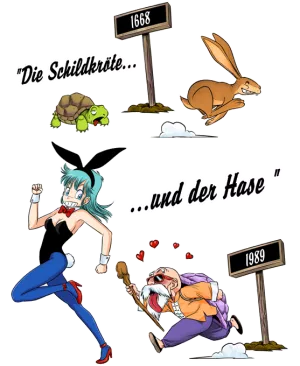 Bulma und Muten Roshi