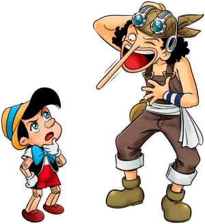 Usopp and Pinocchio