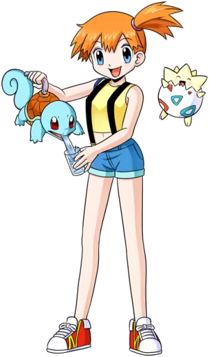 Togepi, Squirtle och Misty