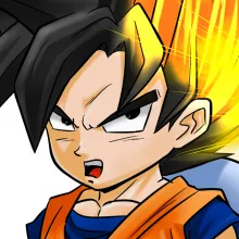 Body bebè a maniche lunghe Son Goku Super Saiyan – Parodia dei Dragon Ball Z