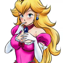 Mug Princesse Peach « Argent, Femmes et Pouvoir ! » – Parodie Super Mario