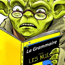 Coque Téléphone Portable Yoda « En grammaire, un zéro, il est... » – Parodie Star Wars