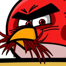 Sweat à capuche Enfant « Oiseau méchant » – Parodie Angry Birds