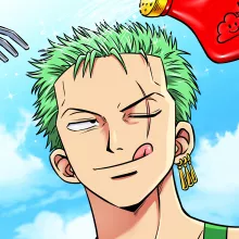 Body bebè senza maniche Roronoa Zoro – Parodia dei One Piece