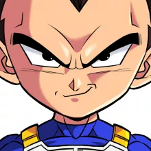 Bonnet Végéta « Un jeu d'acteur de niveau princier » – Parodie Dragon Ball Z