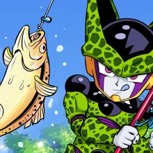 Mochila para niños Son Gokū “Son Gokū y Cell” – Parodia de Dragon Ball Z -DBZ