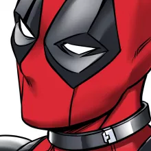 Débardeur Enfant Fille « Ennemis immortels... » – Parodie Deadpool