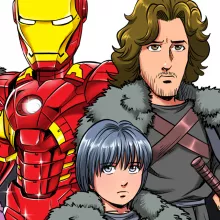 Mug Eddard « La Famille Stark au complet ! » – Parodie Iron Man