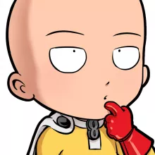 One-Punch Man parodi Svart Tröja för barn - Saitama (Högklassig Tröja - Tryckt i Frankrike - Ref : 912)