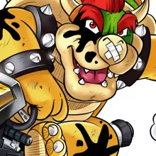 Felpa Bowser “Koopa” – Parodia dei Mario Kart
