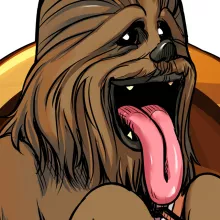 T-shirt Enfant Chewbacca « Le Meilleur Ami de l'Homme... » – Parodie Star Wars