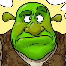 Sweat à capuche Enfant Shrek « Fusion Royale » – Parodie Clash Royale