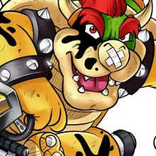 Felpa Bowser – Parodia dei Mario Kart