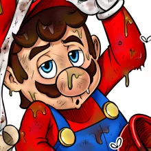 Canotta da Uomo Mario – Parodia dei Super Mario