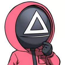 Sous-Verre en bois Squid Game Pink Soldiers – Parodie Squid Game