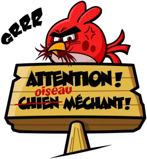 Oiseau méchant :)