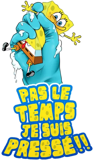 Eponge pressée...