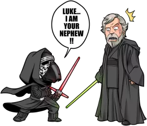 Kylo Ren And Luke Skywalker