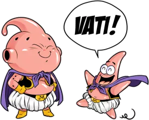 Majin Boo und Patrick Star