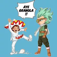 Body bébé Granola « Aye Granola !! » – Parodie Dragon Ball Super