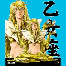 T-shirt Enfant Fille Manga « La sublime Alyzée née sous le signe de la Vierge ! » – Parodie Cosplay Girls