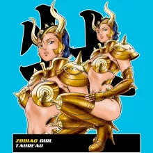 T-shirt Enfant Fille Manga « La Sublime Camélia née sous le Signe du Taureau ! » – Parodie Cosplay Girls