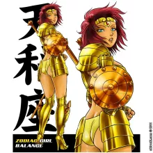 T-shirt Femme Manga « La Sublime Eva née sous le Signe de la Balance ! » – Parodie Cosplay Girls