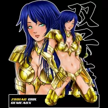 Sweat à capuche Manga « La sublime Mélodie née sous le signe des Gémeaux ! » – Parodie Cosplay Girls