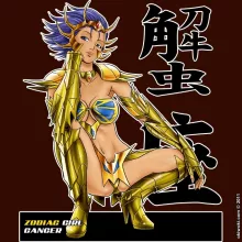 T-shirt Femme Manga « La Sublime Mina née sous le Signe du Cancer ! » – Parodie Cosplay Girls
