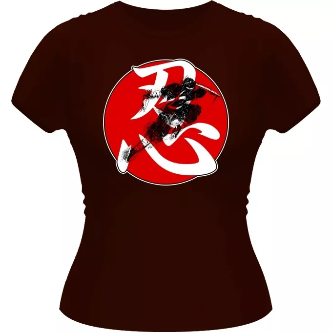 Damen T-shirts Parodie auf Kultur von Japan Japanische Shinobi - Ninja