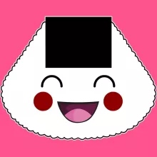 Débardeur Enfant Fille « Onigiri-chan (Version content !) » – Parodie Japon Culture
