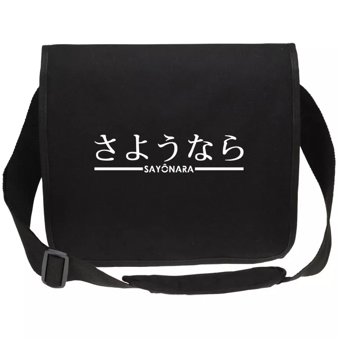 Sacs étudiant canvas Parodie Japon Sayônara (Au Revoir) - manga-sayonara-japonais