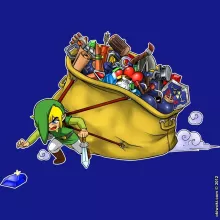 Caneca Link – Zelda de parodia