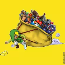Caneca Link – Zelda de parodia