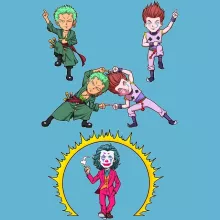 Hisoka Babyromper “Hisoka, De Joker en Zoro” – One Piece parodie