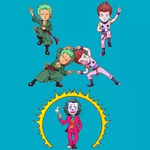 Hisoka Tasse “Hisoka, Der Joker und Zorro” – Parodie auf One Piece