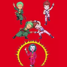 Hisoka Mug “Hisoka, Zoro and The Joker” – One Piece parody