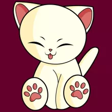 Casquette « Chaton Mignon Crème » – Parodie Chatons Mignons