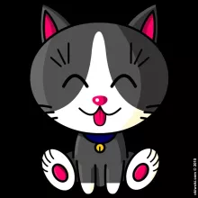 Pull « Kawaii Baby Cat (blanc et gris) » – Parodie Kawaii Baby Cats
