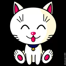 Pull « Kawaii Baby Cat (blanc) » – Parodie Kawaii Baby Cats