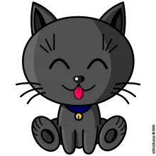 T-shirt Femme « Kawaii Baby Cat (Bleu) » – Parodie Kawaii Baby Cats