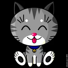 Pull « Kawaii Baby Cat (gris tigré) » – Parodie Kawaii Baby Cats