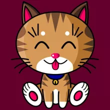 Casquette « Kawaii Baby Cat (tigré) » – Parodie Kawaii Baby Cats