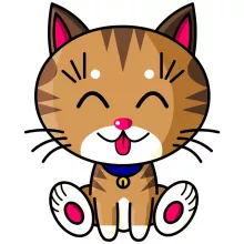 Mug « Kawaii Baby Cat (tigré) » – Parodie Kawaii Baby Cats