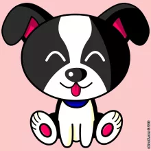 T-shirt Femme « Kawaii Baby dog Vol.4 » – Parodie Kawaii Baby Dogs