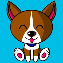 T-shirt Enfant Fille « Kawaii Baby dog Vol.7 » – Parodie Kawaii Baby Dogs