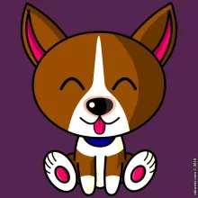 T-shirt Femme « Kawaii Baby dog Vol.7 » – Parodie Kawaii Baby Dogs
