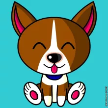 T-shirt Femme « Kawaii Baby dog Vol.7 » – Parodie Kawaii Baby Dogs